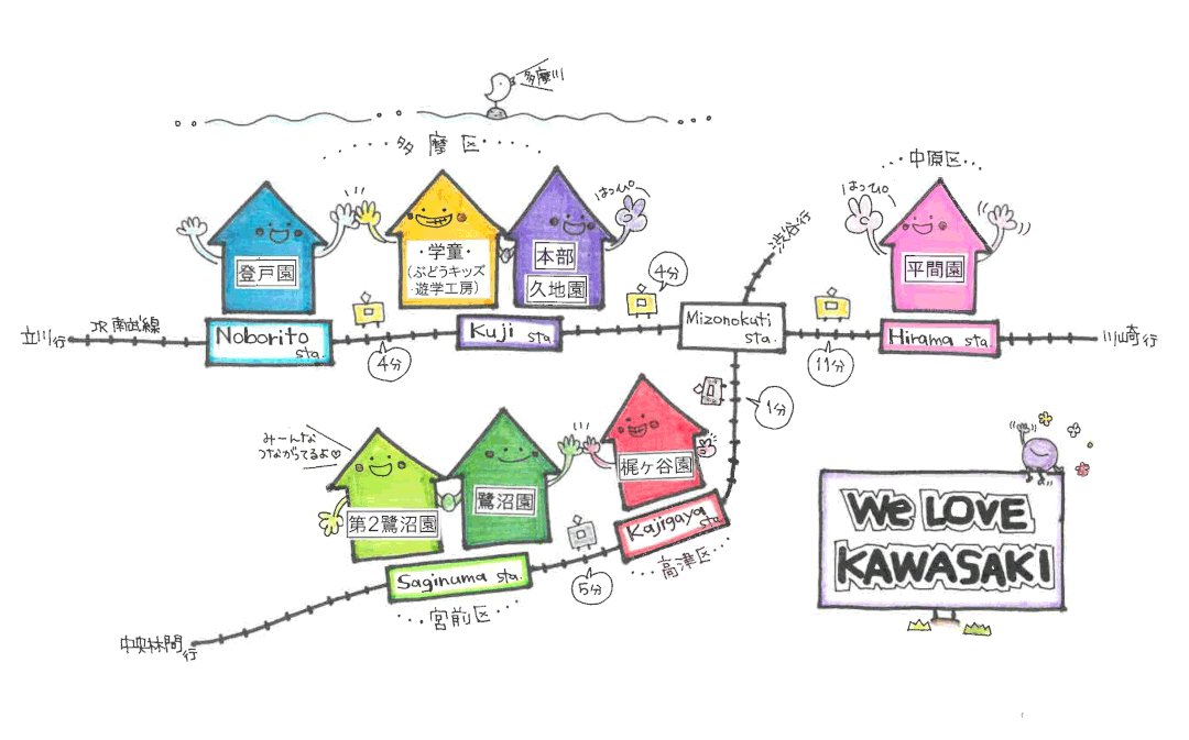WE LOVE KAWASAKI MAP